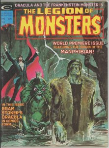 Legion of Monsters #1 (1975 Magazine) - 6.0 FN *1st Appearance Manphibian*