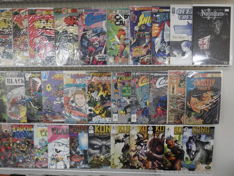 Huge Lot of 150+ Comics W/ King Kong, Witchblade, Saga Avg. Fine Condition.