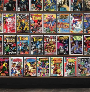 Huge Lot 140+ Comics with The Incredible Hulk, The Mighty Thor & More!