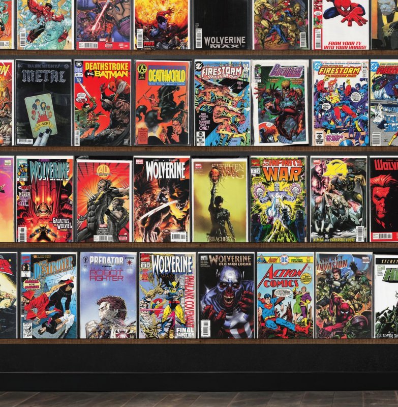 Huge Lot 150+ Comics with Wolverine, Action Comics, Superman & More!
