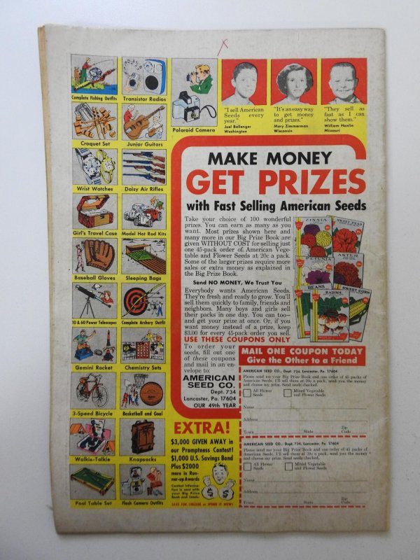 Action Comics #348 (1967) VG- Condition! Centerfold detached top staple