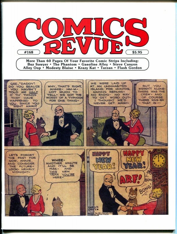 Comics Revue #168 2000-Harold Gray-Little Orphan Annie-Modesty Blaise-VF