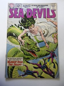 Sea Devils #3 (1962) VG Condition Cover detached at one staple