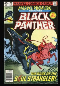 Marvel Premiere #53 FN/VF 7.0 Comics Black Panther!