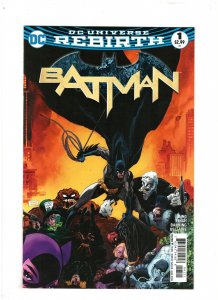 Batman #1 NM- 9.2 DC Rebirth 2016 Tim Sale Variant