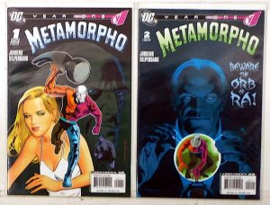 Metamorpho: Year One Lot of 2 #1, 2 (2007) DC Comics 1st Print Comic Books