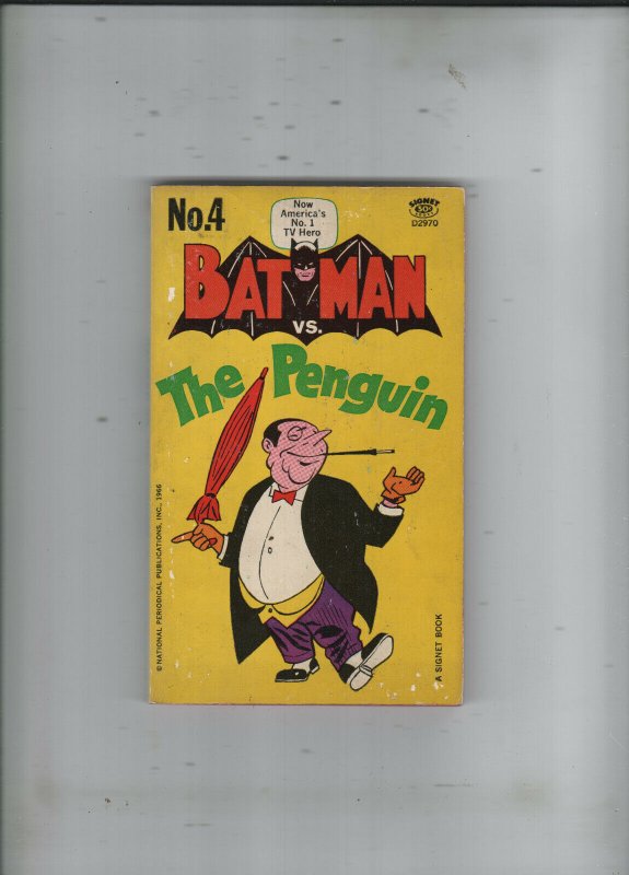 Batman vs Penguin Paperback 1966 1st print 