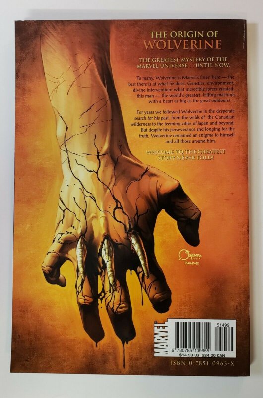 Origin: The True Story Of Wolverine TPB Marvel Comics 2002 First Print NM 