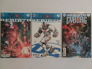 CYBORG - REBIRTH #1 VARIANT #1 + DC UNIVERSE REBIRTH #1 - FREE SHIPPING