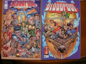 4 Image Comics BLOODPOOL Comic #1 #2 #3 #4 (1995) Lee Marlo Mendoza