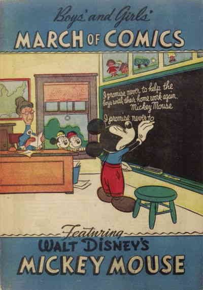 March of Comics (Boys' and Girls' ) #74 POOR ; K.K | low grade comic Mickey Mous