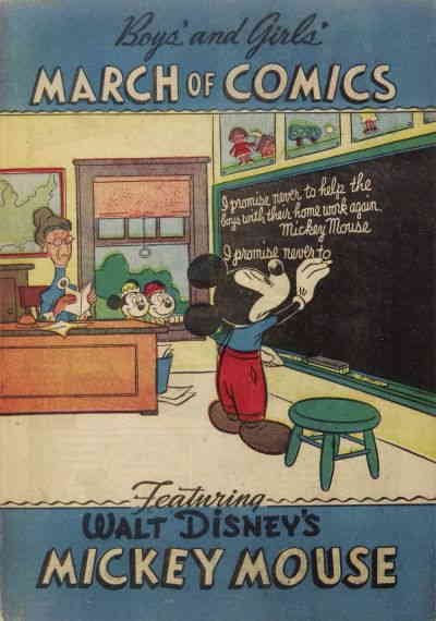 March of Comics (Boys' and Girls') #74 POOR ; K.K | low grade comic Mickey Mouse