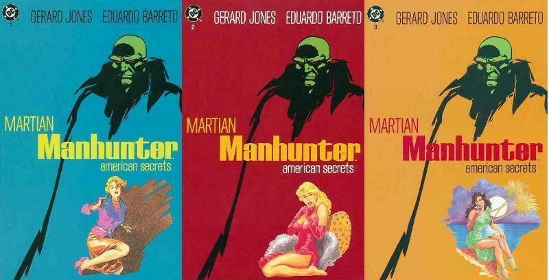 MARTIAN MANHUNTER AMERICAN SECRETS (1992) 1-3  COMPLETE
