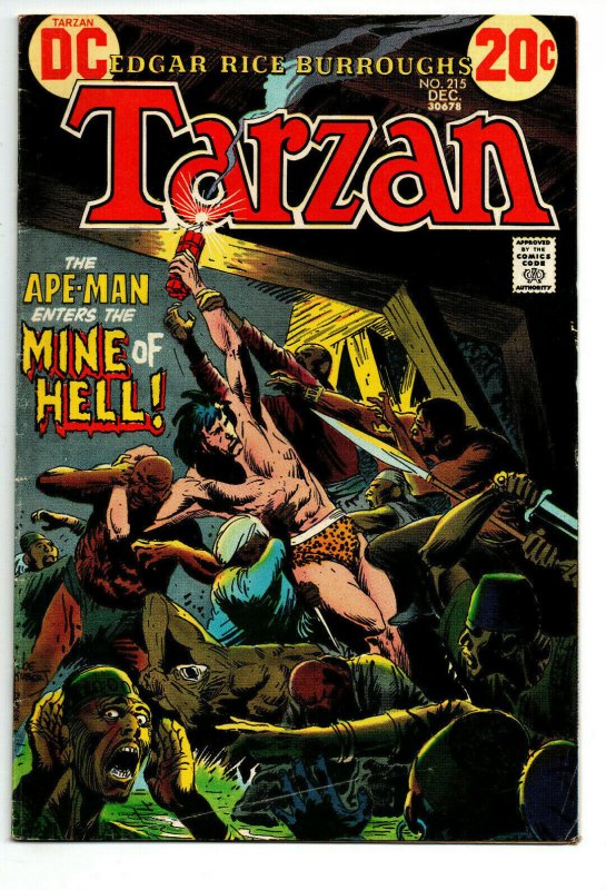 Tarzan #215 - Kubert - 1972 - FN