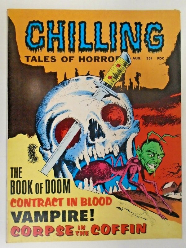 mm Chilling Tales of Horror v1 (1969) #2vf/nm Classic Cover!