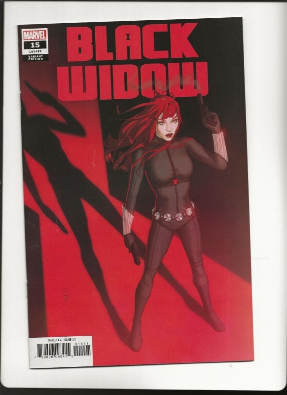 BLACK WIDOW #15  FORBES INCENTIVE VARIANT COVER  MARVEL 