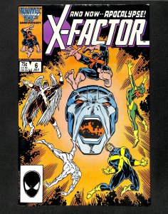 X-Factor #6 NM- 9.2 1st Apocalypse!