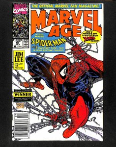 Marvel Age #90 McFarlane Spider-Man Cover!