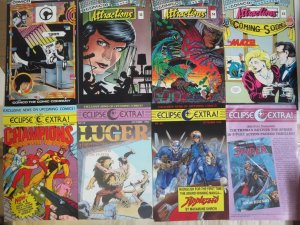 Comico Attractions + Eclipse Extra! Lot of 9Diff Comics Previews Appleseed++