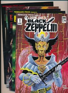 Renegade Press BLACK ZEPPELIN #1,2,3,4,5 Comp Set(1985) ~ VF/NM (PF202) 5 Comics