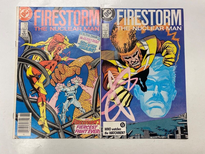 3 Firestorm DC comic book #53 54 55 88 KM9