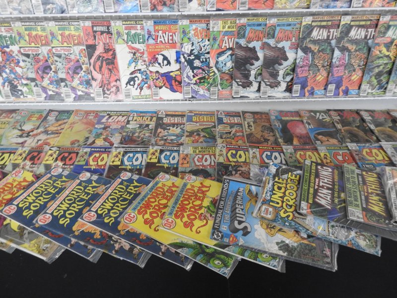 Huge Lot 170+ Comics W/ Man-Thing, Marvel Super Action, +More! Avg FN+ Cond!