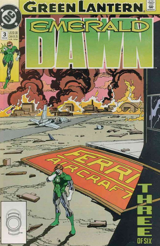 Green Lantern: Emerald Dawn #3 FN ; DC
