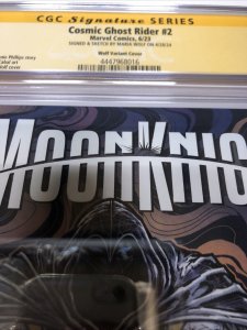 Cosmic Ghost Rider (2023) # 2 (CGC 9.8 SS) Signed & Sketch Maria Wolf * Marvel