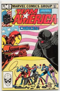 Team America #9 (1983) Iron Man