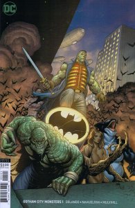 Gotham City Monsters #1A VF/NM ; DC | Frank Cho Variant Frankenstein