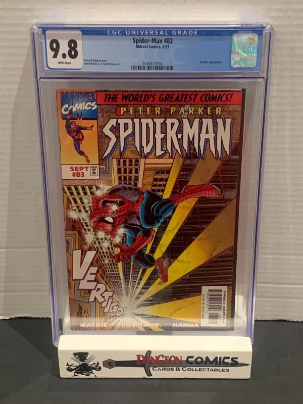 Spider-Man # 83 CGC 9.8 1997 Vertigo! [GC28]