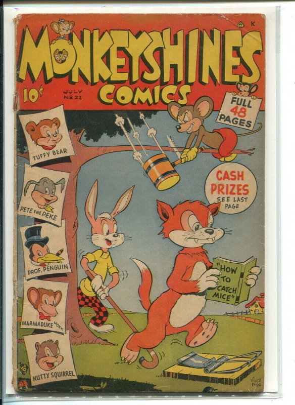 MONKEYSHINES COMICS (1944 ACE) #21 Poor A00077