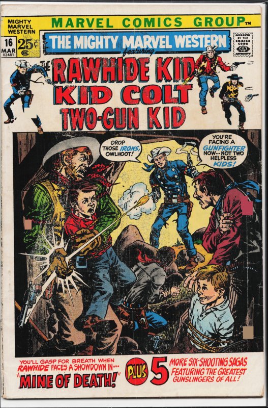 The Mighty Marvel Western #16 (1972) Rawhide Kid