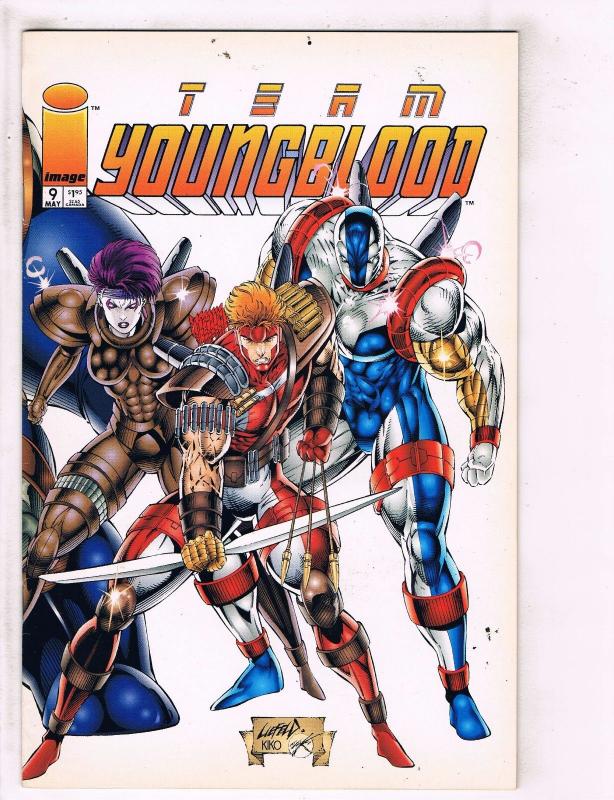 9 Team Youngblood Image Comic Books # 1 2 3 4 5 6 7 9 + Yearbook # 1 J122