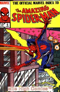 SPIDER-MAN INDEX (OFFICIAL MARVEL INDEX) (1985 Series) #6 Very Fine Comics Book
