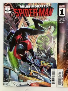 MILES MORALES SPIDER-MAN #1 2022 1:25 VICENTINI VAR + CVR A NM MARVEL PROSHIPPER