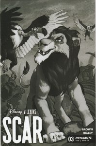 Disney Villains Scar # 3 Variant 1:7 Cover T NM Dynamite [Q1]