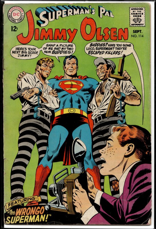 Superman's Pal, Jimmy Olsen #114 (1968) Jimmy Olsen