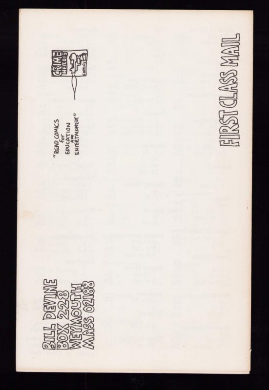 Uncle Billy's Funny Book Cat-o-Log - Bill Devine cover (9.2 ob) 1973