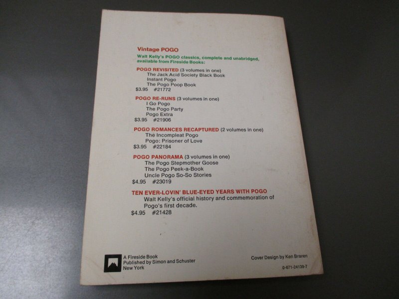 1978 POGO'S Double Sundae by Walt Kelly SC FN Fireside 256 pgs