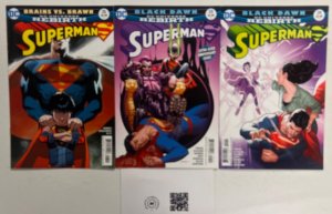 3 Superman DC Comic Books # 24 25 26 Flash Batman Wonder Woman Robin 78 JS41