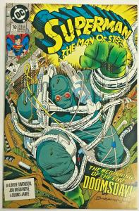 SUPERMAN#18 VF/NM 1992 FIRST DOOMSDAY DC COMICS