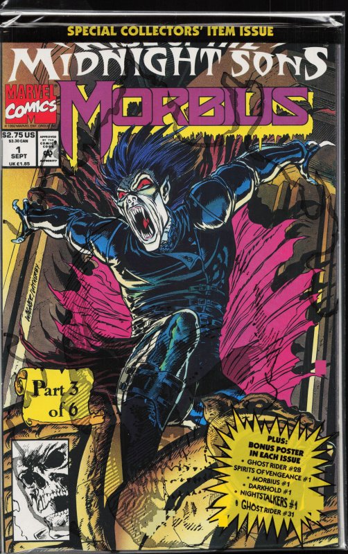 Morbius: The Living Vampire #1 (1992) Morbius