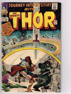 Journey Into Mystery # 111 VG/FN Marvel Comic Book Feat. Thor Loki Odin J37