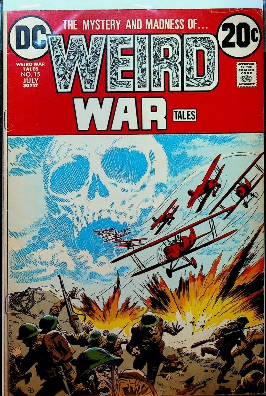 Weird War Tales 15 DC Comics Mystery & Madness Bi-Planes