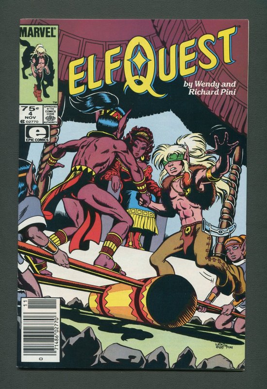 Elfquest #4  /  7.5 VFN-  /  Newsstand / November 1985