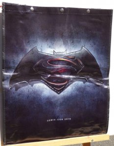 BATMAN SUPERMAN SDCC BAG, with cape, Tote, Swag,2015,19x23,San Diego Comic Con