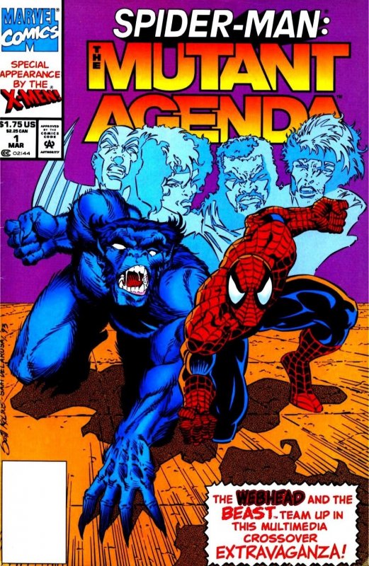 SPIDER-MAN: THE MUTANT AGENDA #01 (1994) SAM DE LA ROSA | DIRECT EDITION