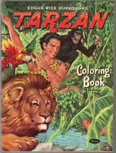 Tarzan Coloring Book #2946 1958-Edgar Rice Burroughs-Jesse Marsh art-VF/NM