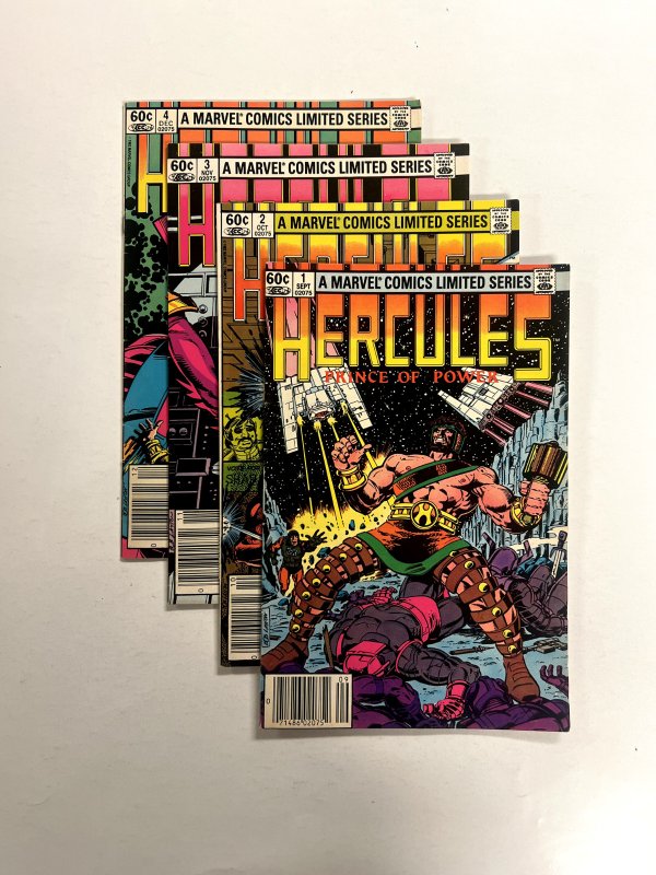 Hercules Complete Marvel Comics Ltd Series #1 2 3 4 Iron-Man Thor Hulk 107 JS3